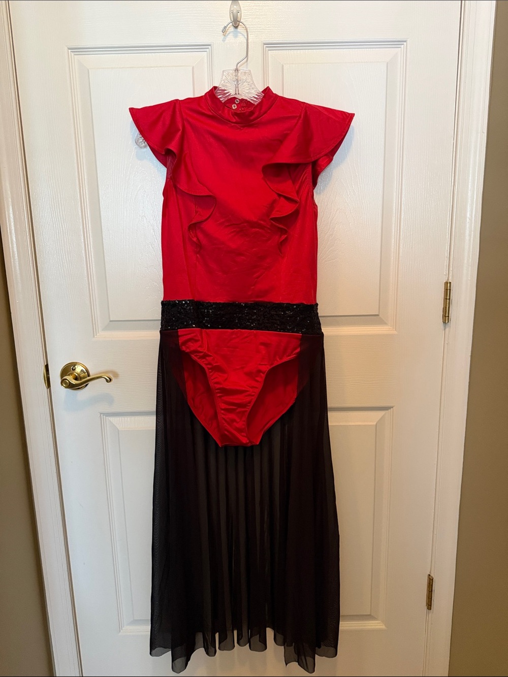 Weissman Red and Black Girls' Dance Costume